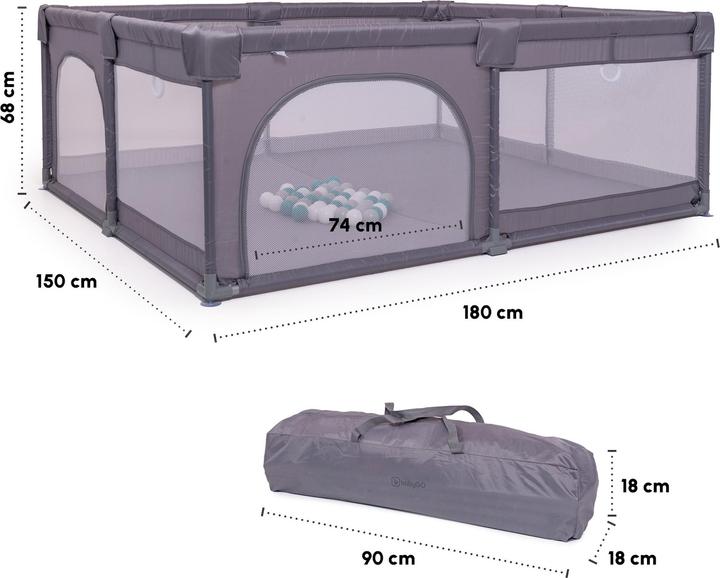 Produktbild BabyGo Playpark (180 cm, 150 cm)