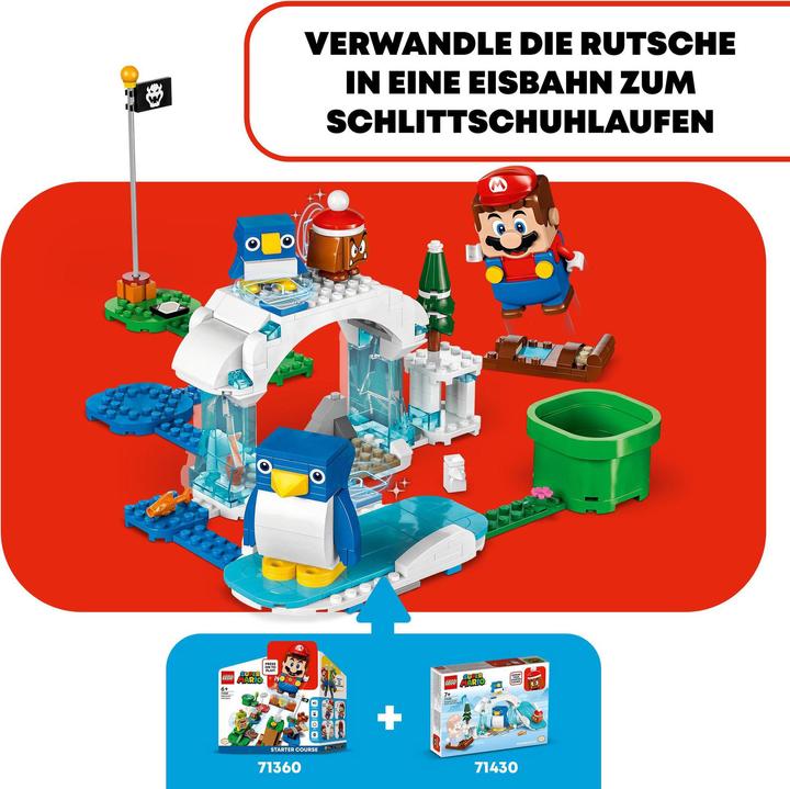Productafbeelding LEGO 71430 Sneeuwavontuur met de familie pinguïn - uitbreidingsset (71430, LEGO Super Mario)