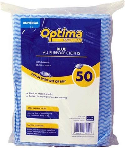 Image du produit Ramon Hygiene Lingettes nettoyantes multi-usages Optima Proclean (paquet de 50) (50 pcs)