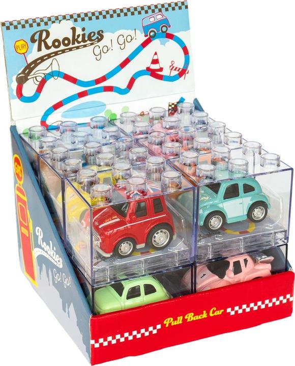 Image du produit Rookies Go! Go! Display Pull Back PKWs (MQ12)