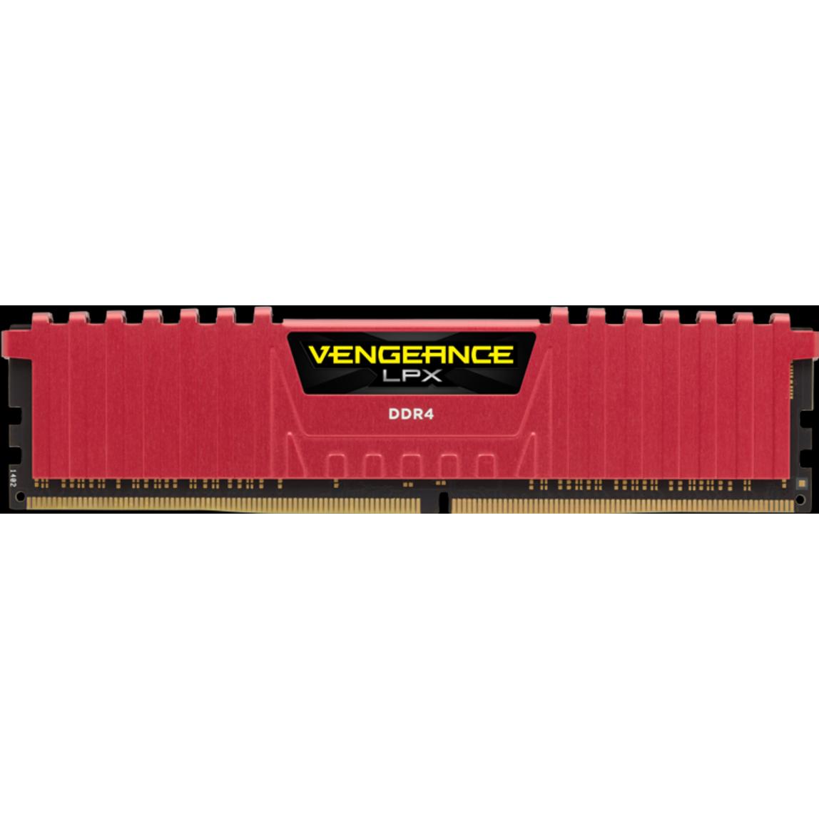 Corsair Vengeance LPX (2 x 4GB, 2666 MHz, DDR4-RAM, DIMM), RAM, Rot