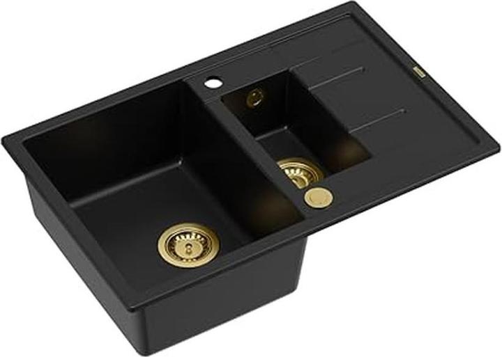 Actual product image Q Company SINK QUADRON MORGAN 156 (HB8224U7-G1 P2O) (78 cm, 50 cm)