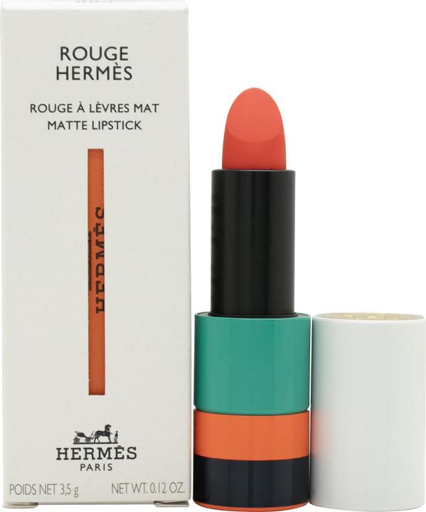 Hermès Paris Matte Lipstick 44 Mat Orange Neon 3.5g (Orange Neon)