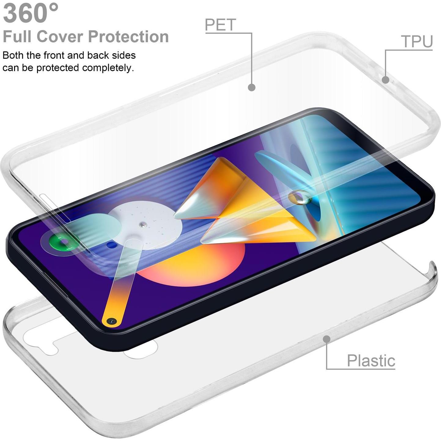 Thumbnail - Cadorabo TPU 360 Grad Case Cover (Samsung Galaxy A11, Samsung Galaxy M11), Smartphone Hülle, Transparent