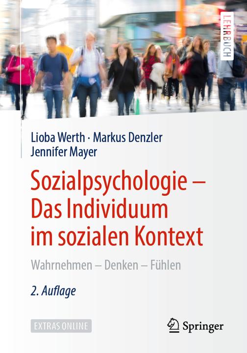 Produktbild Sozialpsychologie: Das Individuum im sozialen Kontext (Deutsch, 2020)