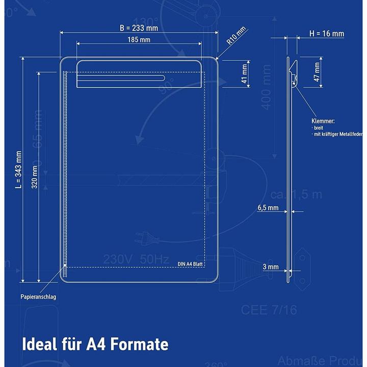 Image du produit Maul Plaque à pince Recycling (34.30 x 23.30 cm)