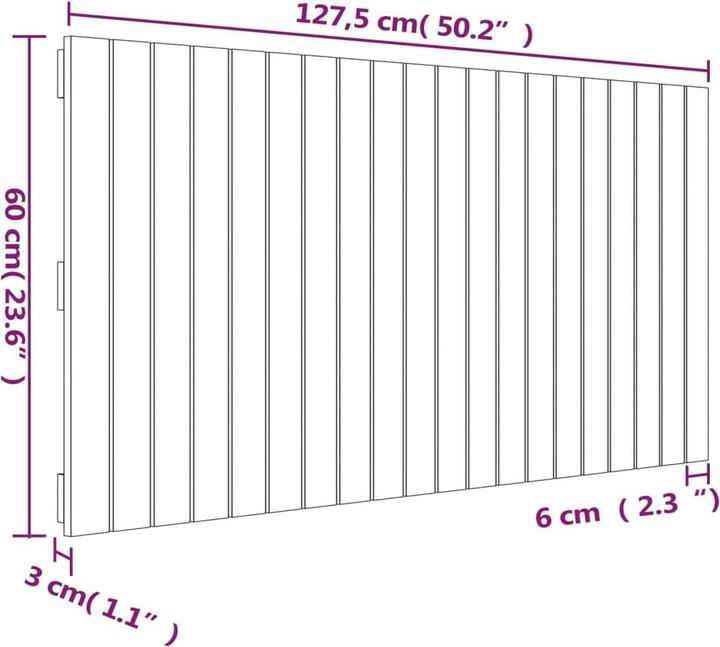 Immagine prodotto vidaXL Chloé (95,5 x 3 x 110 cm)