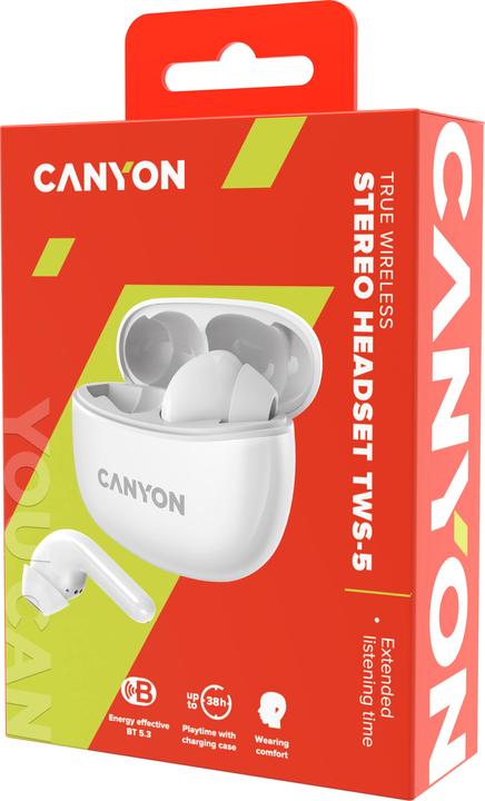 Actual product image Canyon TWS-5 (No noise cancellation, 7.50 h, Wireless)