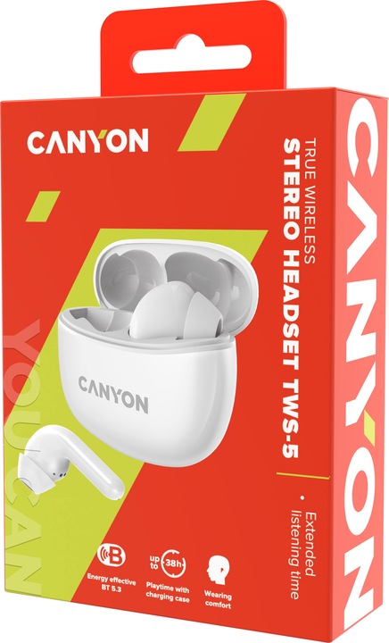 Actual product image Canyon TWS-5 (No noise cancelling, 7.50 h, Wireless)