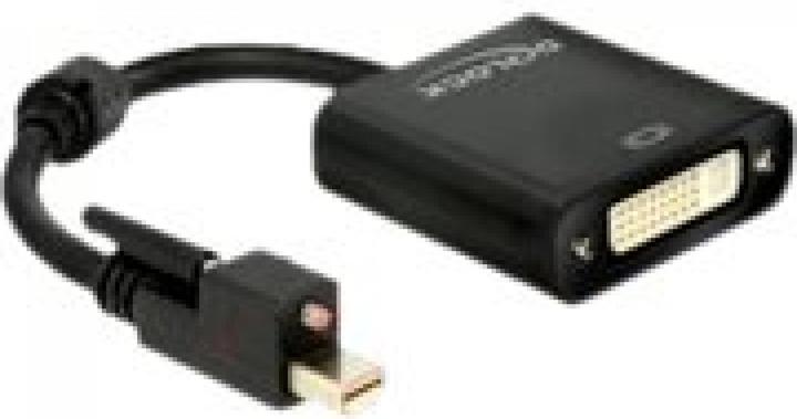 Produktbild Delock Mini-Displayport zu DVI-I Adapter, aktiv,4K (DVI, 25 cm)