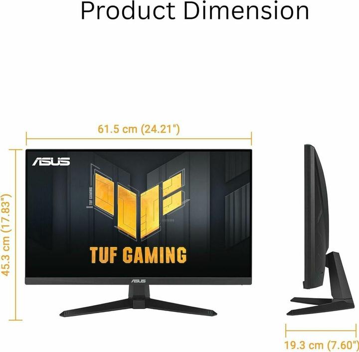 Productafbeelding ASUS TUF Gaming VG279QE5A Gaming Monitor (1920 x 1080 Pixels, 27")
