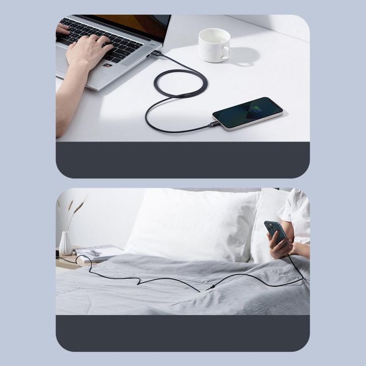 Produktbild Baseus Crystal Shine Series Fast Charging Data Cable USB to iP 2.4A 1.2m Blue (1.20 m)