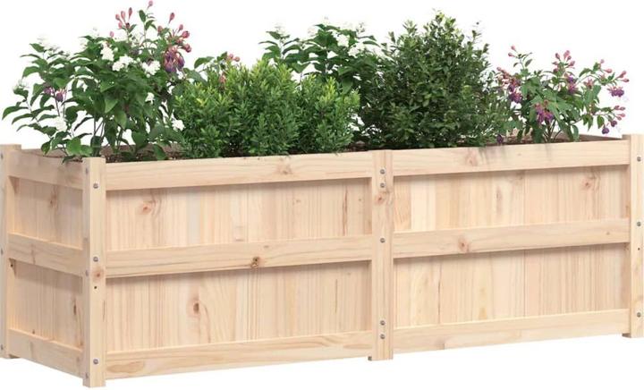 Image du produit vidaXL Pflanzkübel 150x50x50 cm Massivholz Kiefer,Material