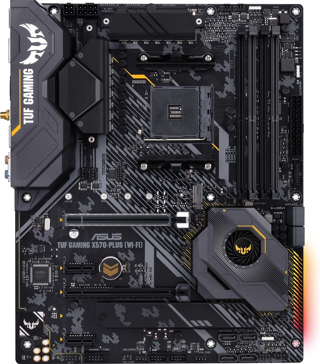Produktbild ASUS TUF Gaming X570-Plus (WI-FI) (AM4, AMD X570, ATX)