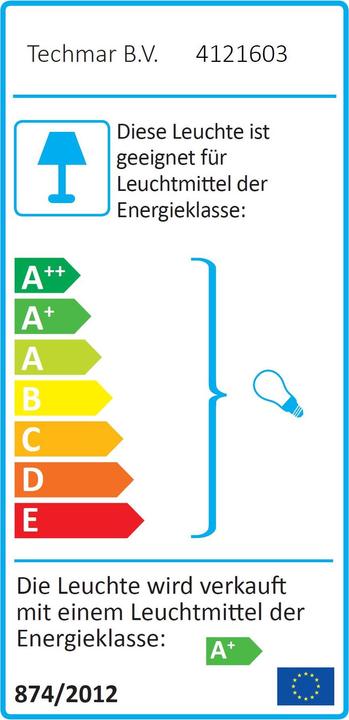 Energie-Label Star Trading Catalpa (125 lm, GU5.3, IP44)