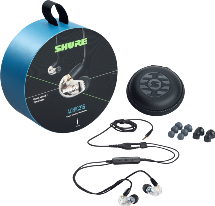 Actual product image Shure Aonic 215 Uni (NC, Cable)
