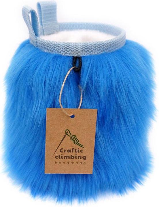 Actual product image Crafty Climbing Furry chalk bag