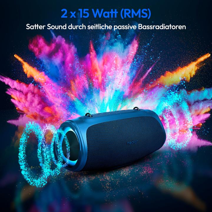 Actual product image Medion LIFE® P61746 Portable Bluetooth® speaker (42 h)