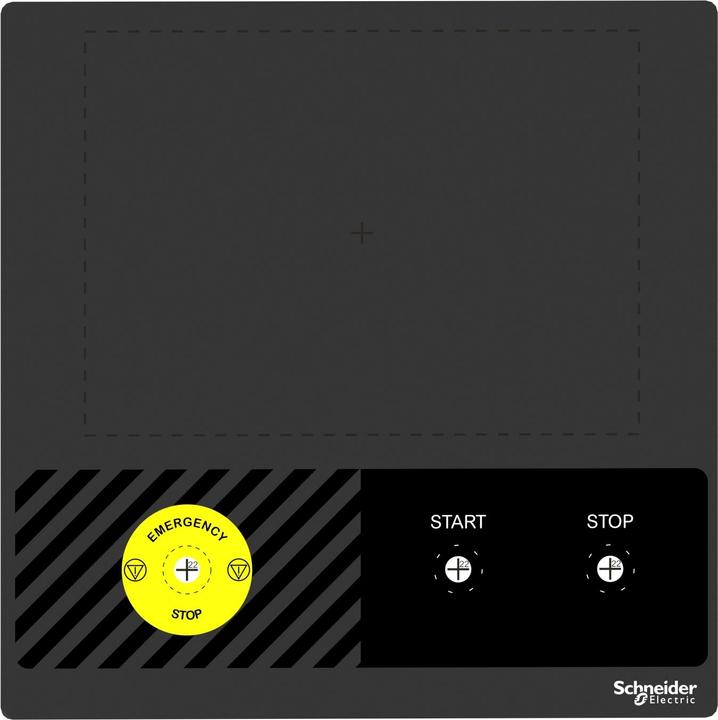 Actual product image Schneider Electric Labelling field 300x300mm to stick on Labelling prefabricated