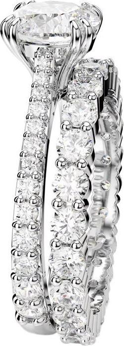 Produktbild Swarovski Constella Princess Ring Set Silber (52)