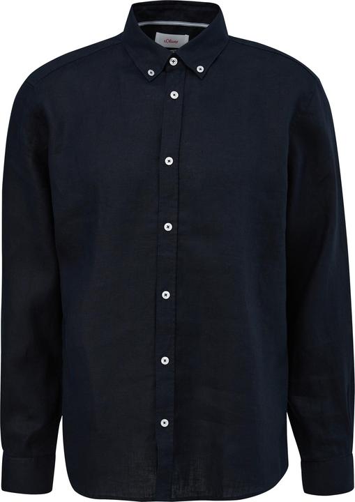 Image du produit s.Oliver Hemd Leinenhemd mit Button-Down-Kragen (XL)