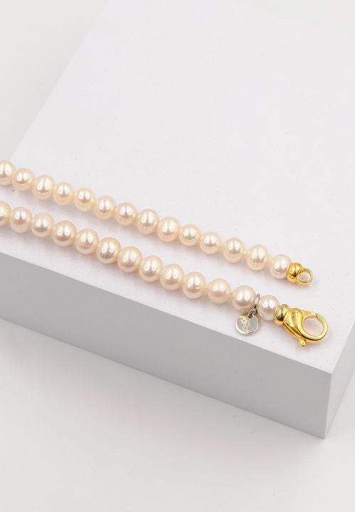 Immagine prodotto Muau Collana in argento 925 perla d'acqua dolce 6-6.5mm (925 Argento)