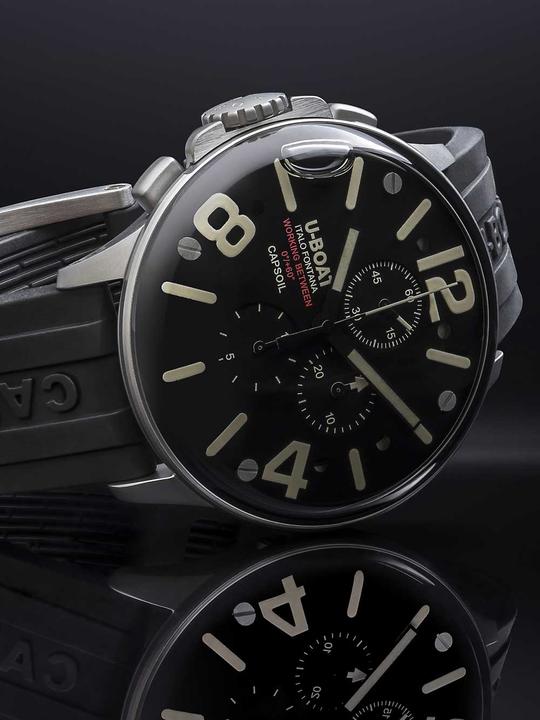 Produktbild U-Boat 8111/D Capsoil Chrono SS 45mm 10ATM (Chronograph, 45 mm)