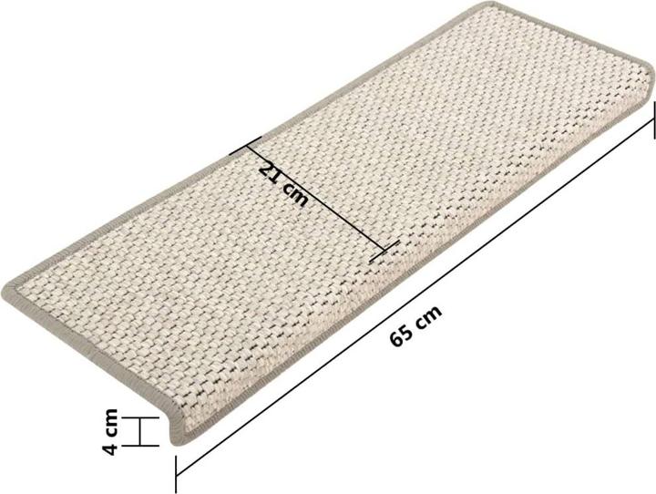 Immagine prodotto vidaXL Stufenmatte (25 x 65 cm)