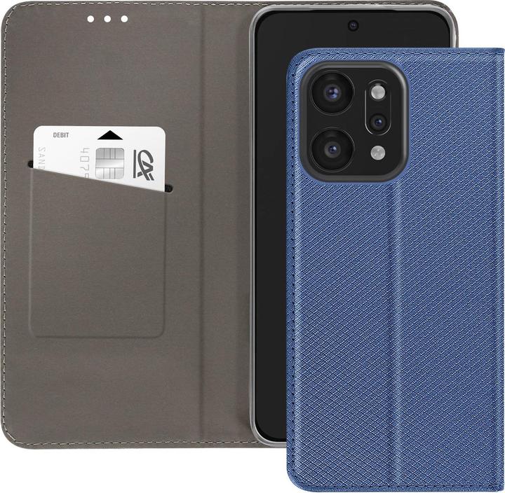 Actual product image OEM Back panel cover SMART CASE Book for OPPO RENO 14 PRO 5G navy (Oppo Reno14)