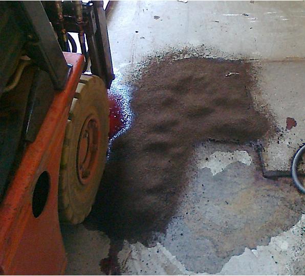 Actual product image kaiserkraft Oil binding agent CorkSorb granules