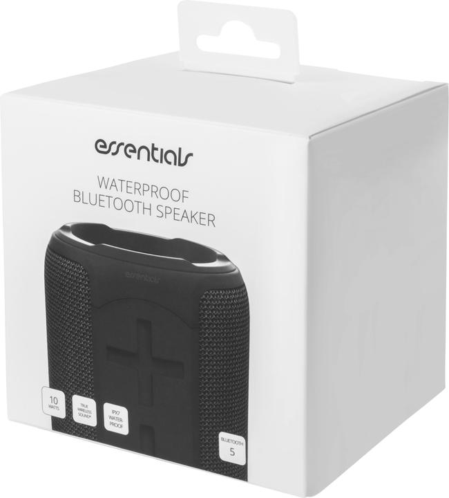 Produktbild Essentials Waterproof Bluetooth Speaker, 2 x 5W, IPX7, Black 387089 (Batteriebetrieb)