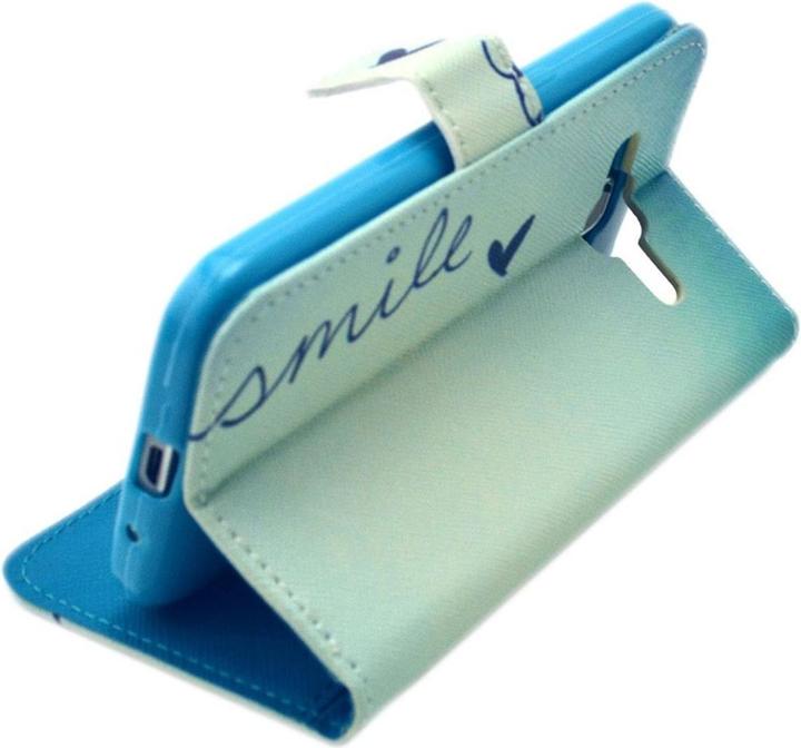 Actual product image König Design Mobile phone cover case for mobile Samsung Galaxy Core Prime Smile lettering (Samsung Galaxy Core Prime)