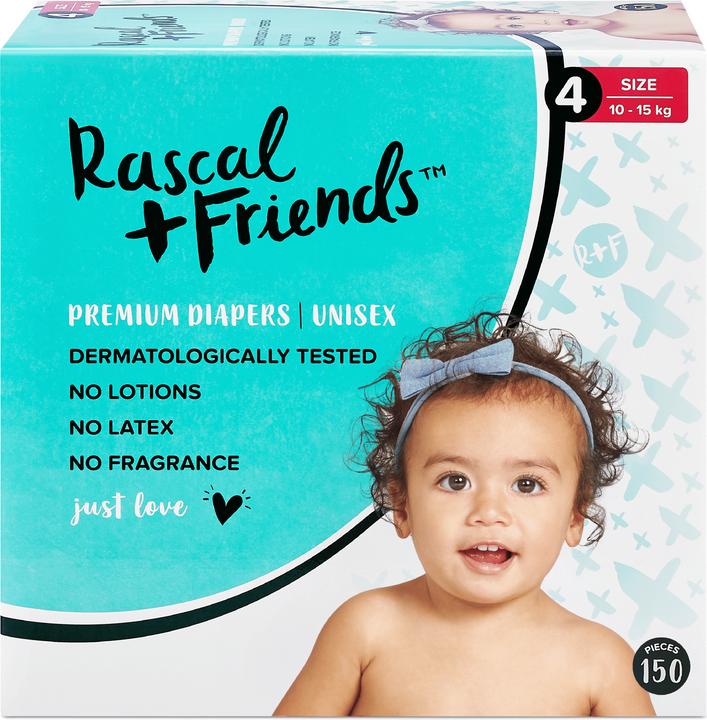 Rascal+Friends Toddler Monthly Box (Dimensione 4, Pacco mensile, 150 Pezzo/i)