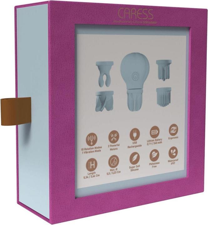 Productafbeelding Adrien Lastic Stimulator van de clitoris Caress blauw -