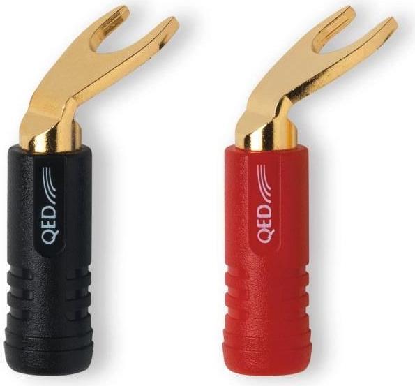 QED Screwloc Spade ABS4 - Pack of 4