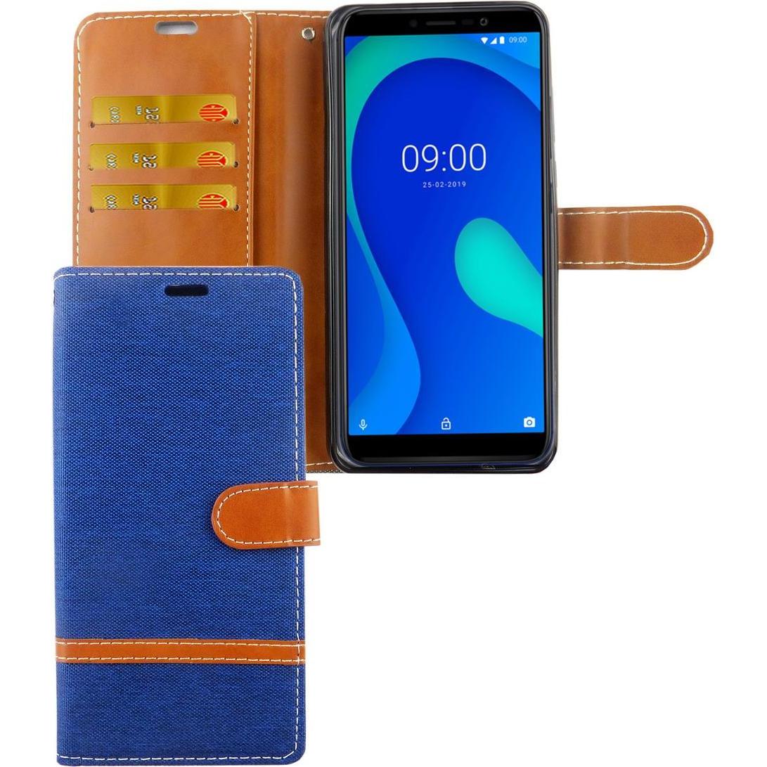 Thumbnail - König Design Hülle Handy Schutz für Wiko Y80 Case Cover Tasche Wallet Etui Handyhülle Bumper (Wiko Y80), Smartphone Hüll...