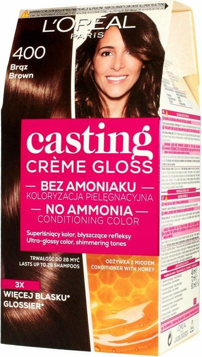Image du produit L'Oréal Paris Crème Gloss Cream Coloring No.400 Bronze (400 Marron)