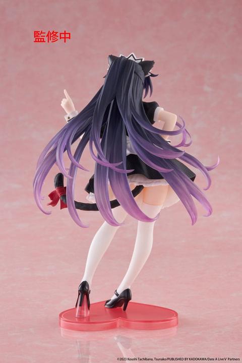 Actual product image Taito Date A Live V Coreful PVC Statue Tohka Yatogami Cat Ear Maid Ver. 18 cm