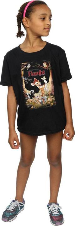Immagine prodotto Disney Bambi Retro Poster Maglietta Ragazze (152, 158)