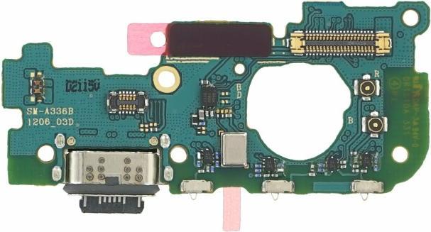 Actual product image Samsung USB-C charging socket + microphone (Module, Samsung Galaxy A33 5G)