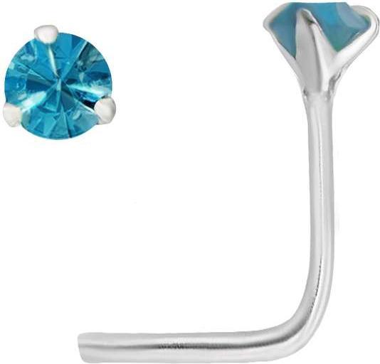 Produktbild Bijouteria Nasenpiercing (Silber 925, Kristall)