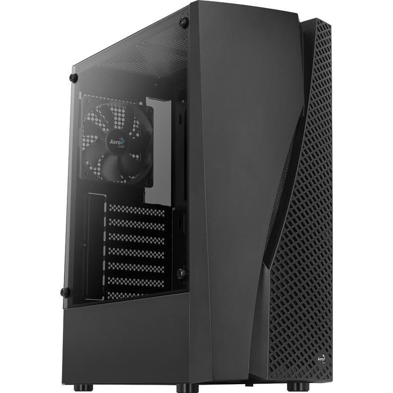Thumbnail - AeroCool Wave v1 (ATX, mATX, Mini-ITX), PC Gehäuse, Schwarz