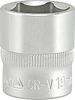 Actual product image Yato Hexagon socket, 19 mm, 3/8", CV, long