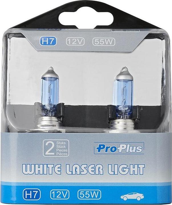 Immagine prodotto ProPlus Luce laser bianca H7 2 pezzi in scatola di plastica (H7)