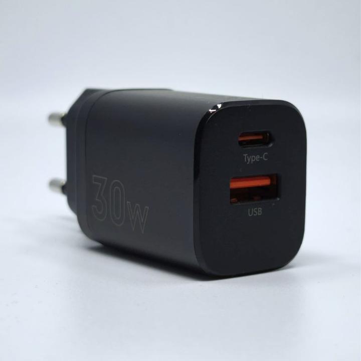 Image du produit Maxximus MX Carbon 30W PD+QC Wandladegerät, USB-A+C SCHWARZ (30 W, 3 ports)