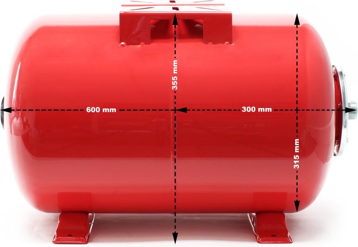 Image du produit Wiltec Vase d'expansion 50L pour station d'eau domestique (Pompe à eau domestique)