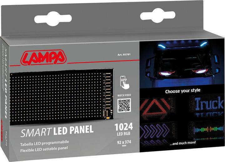 Produktbild Lampa Smart Led Panel - LED-Panel - 1024 Led - 92 x 374 mm
