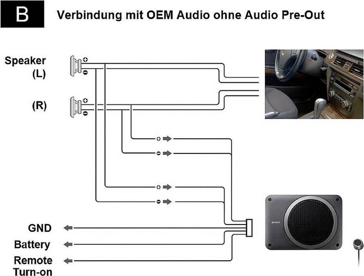 Actual product image Sony XS-AW8 (160 W)