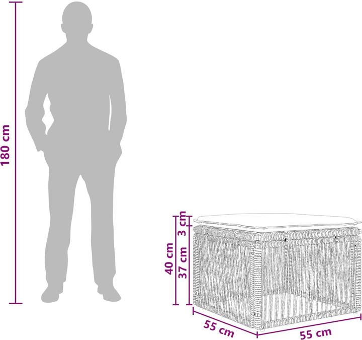 Produktbild vidaXL Garten-Sofa