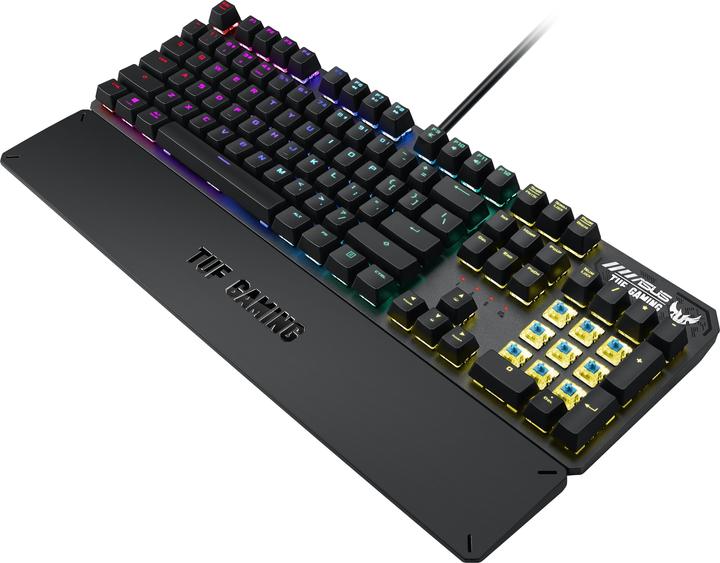 Actual product image ASUS TUF Gaming K3 Keyboard USB (US, Cable)